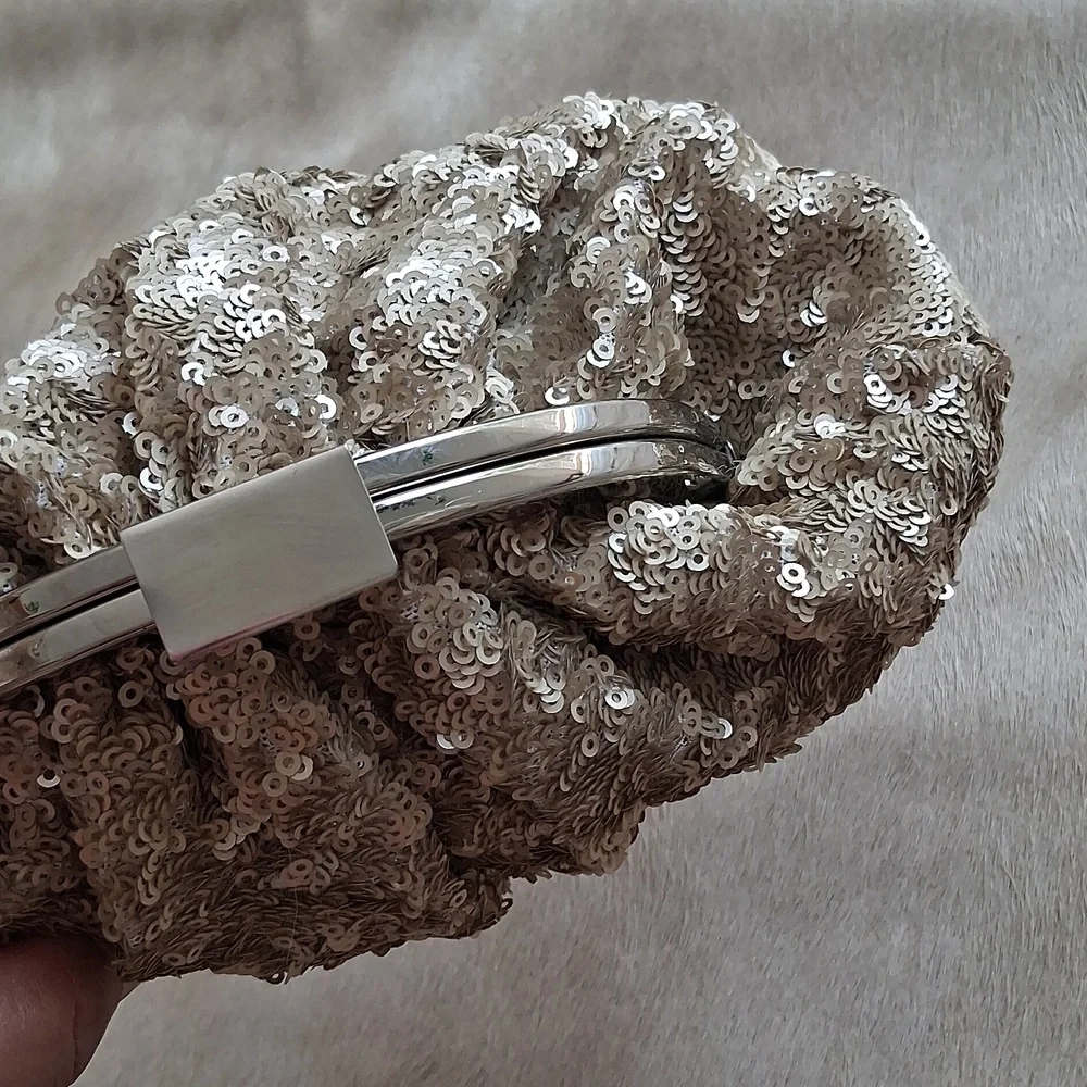 Glint Sequined Clutch